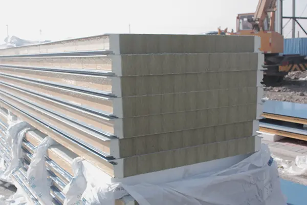 Sandwichpanelen van steenwol